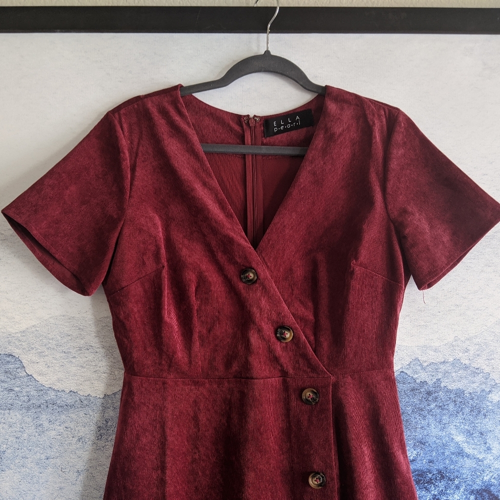 Ella Pearl Button Dress - Picture 4 of 6